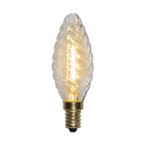 Clear Filament dekorációs izzó. Meleg fehér fényű LED dekorációs izzó áttetsző üveggel.