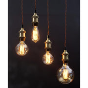 Vintage Gold dekorációs izzó. Meleg fehér fényű LED dekorációs izzó borostyánszín üveggel. 