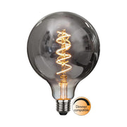 Heavy Smoke Filament meleg fehér fényű dekorációs vintage izzó füstszínű üveggel.