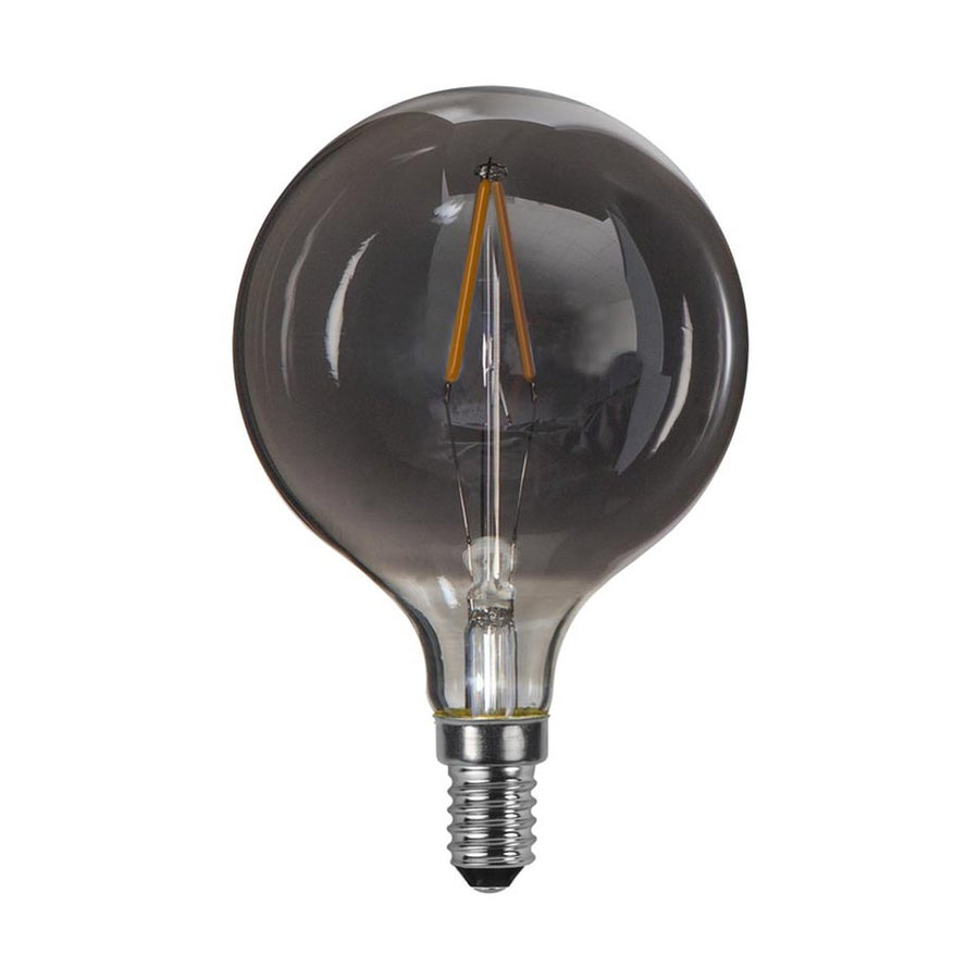 Heavy Smoke Filament meleg fehér fényű, dekorációs vintage izzó füstszínű üveggel.