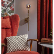 Heavy Smoke Filament meleg fehér fényű, dekorációs vintage izzó füstszínű üveggel.