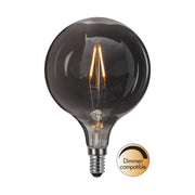 Heavy Smoke Filament meleg fehér fényű dekorációs vintage izzó füstszínű üveggel.