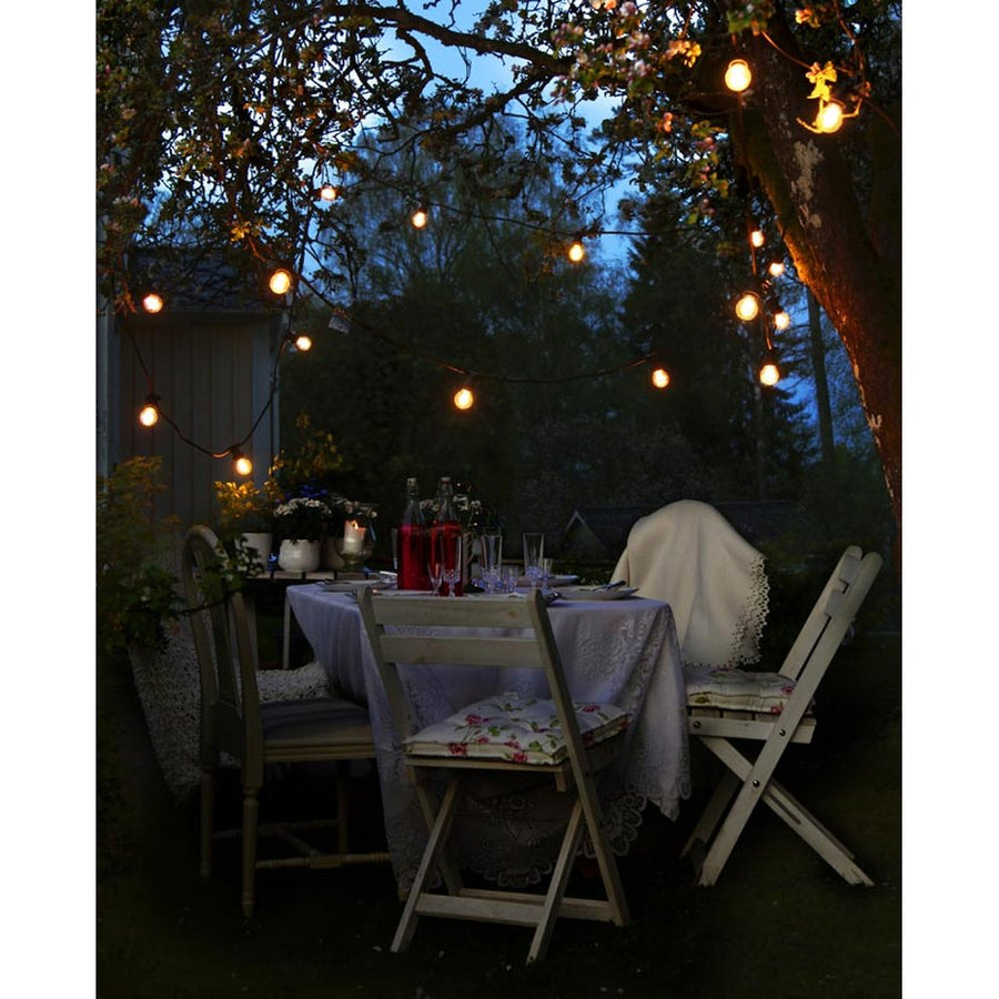 Connecta fekete színű foglalatsor 10 darab E27-es foglalattal. 735 cm hosszú. 