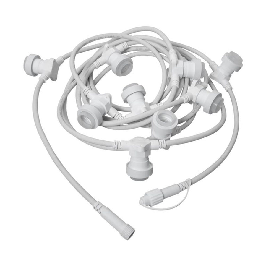 Connecta foglalatsor 10 darab E27-es foglalattal. 735 cm hosszú.