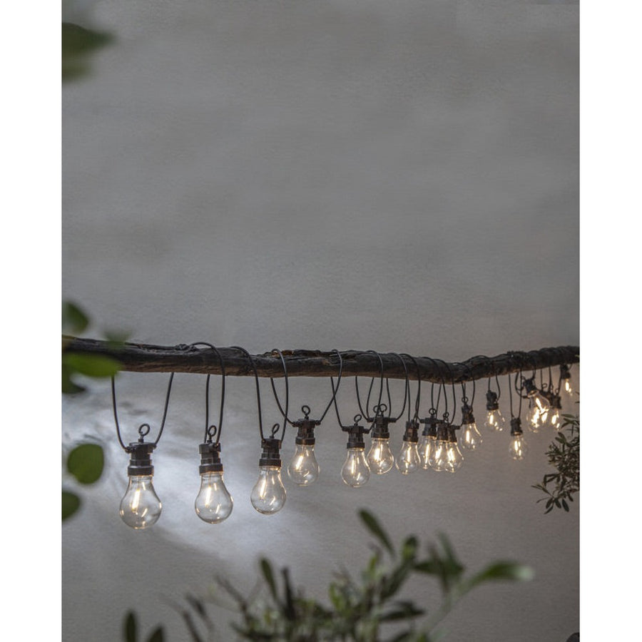 20 darab led izzós dekorációs fényfüzér.