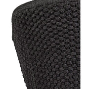 Prémium kategóriás, design kerti fotel sötétszürke színű párnákkal.