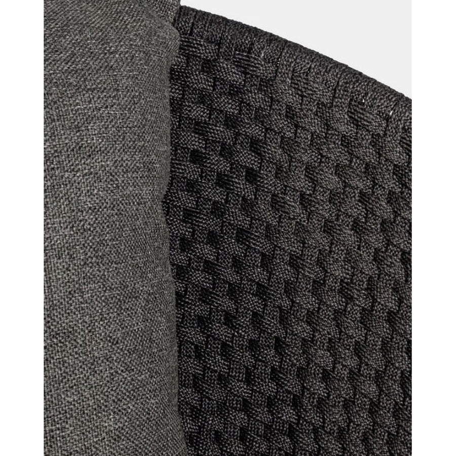 COACHELLA sötétszürke kerti kanapé 168 cm