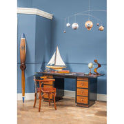 GRAND CLUB hársfa kapitányi íróasztal 169,9 cm