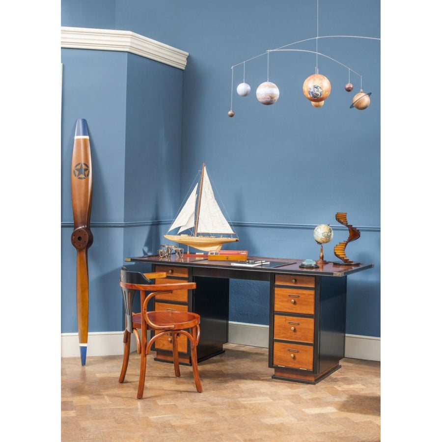 GRAND CLUB hársfa kapitányi íróasztal 169,9 cm