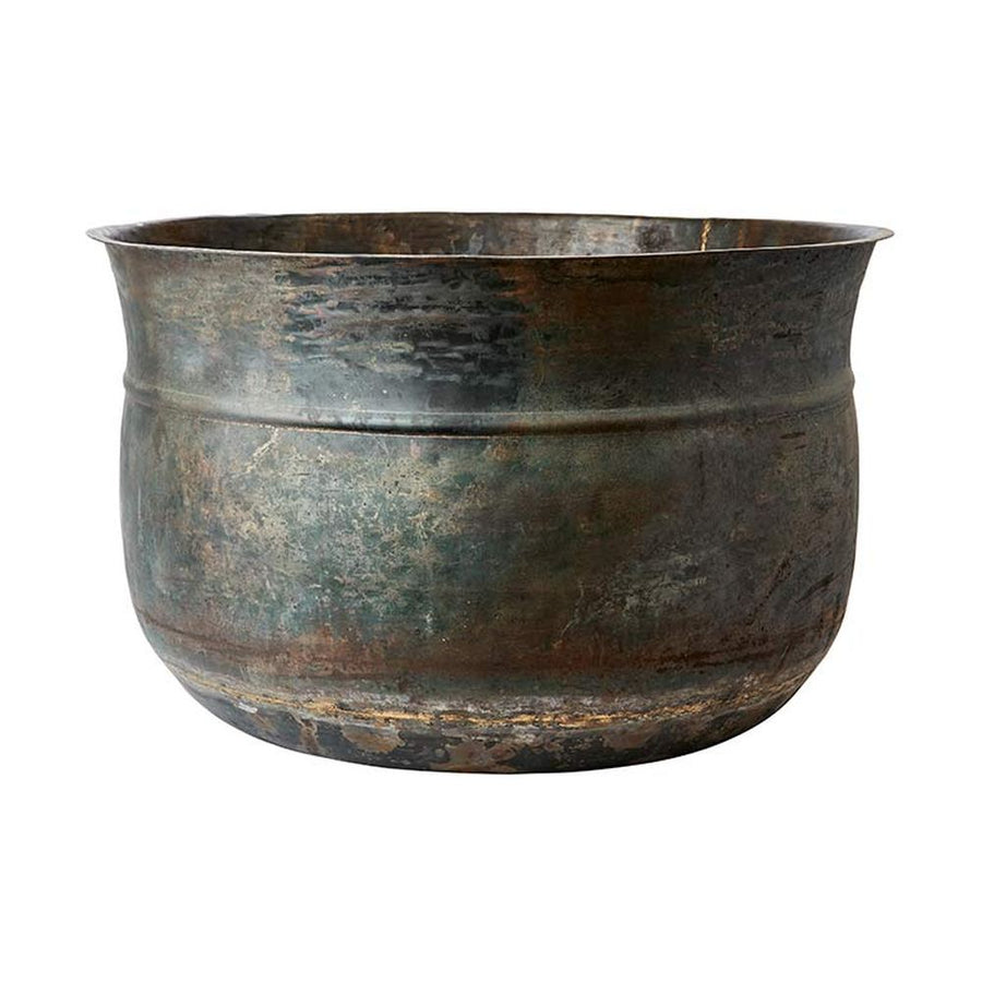 ANTIQUITÉ 3 db-os óriás vaskaspó szett Ø 36/41/47 cm