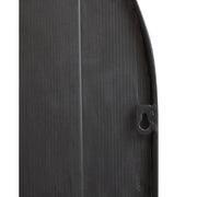 Loft stílusú, antikolt rézszínű, boltíves falitükör akasztófülei.