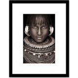 ETHNIC fotóprint - Kelly afrikai női portré 45 cm