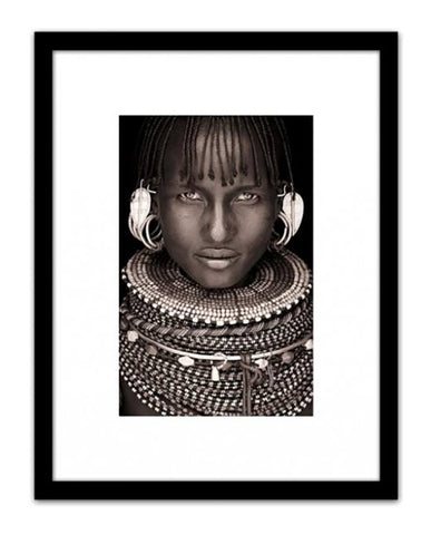 Fotoprint - Kelly afrikai női portré 45 cm "Ethnic"