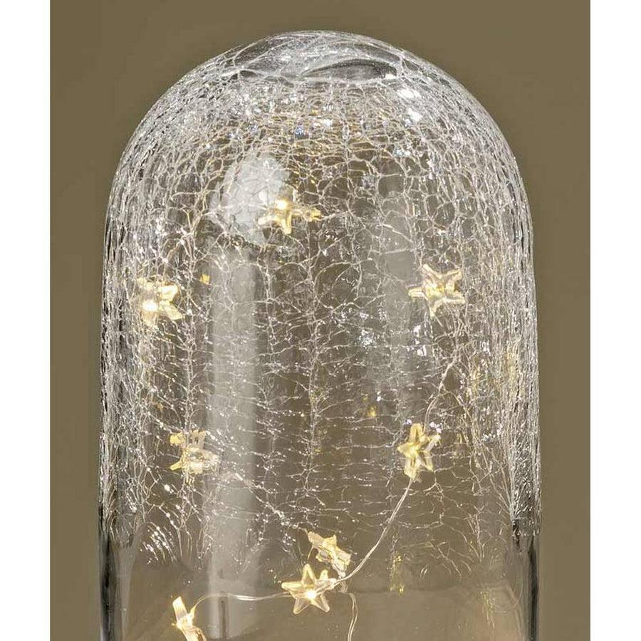 Antik üvegbúra LED világítással