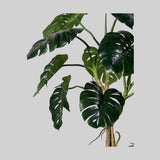 Élethű megjelenésű, 160 cm magas mesterséges filodendron levelei
