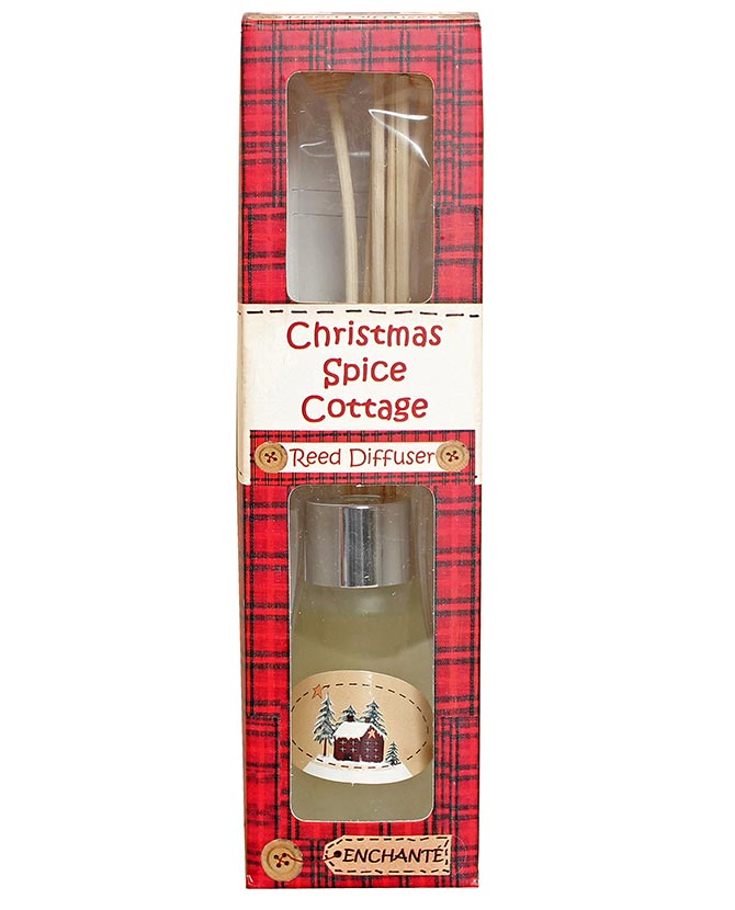 Christmas Spice Cottage karácsonyi fűszerkeverék illatú diffúzor díszdobozban