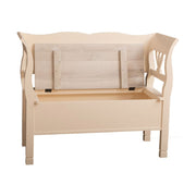 MAISON fenyőfa lóca tölgyfalappal 100 cm