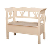 MAISON fenyőfa lóca tölgyfalappal 100 cm