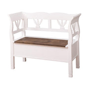 MAISON fenyőfa lóca tölgyfalappal 100 cm