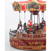 Exkluzív, prémium kategóriás  nagy karácsonyi zenélő körhinta