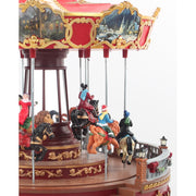 Exkluzív, prémium kategóriás  nagy karácsonyi zenélő körhinta