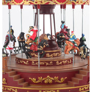 Exkluzív, prémium kategóriás  nagy karácsonyi zenélő körhinta