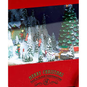 Exkluzív, prémium kategóriás karácsonyi zenélő kamion Télapóval