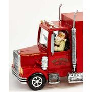 Exkluzív, prémium kategóriás karácsonyi zenélő kamion Télapóval