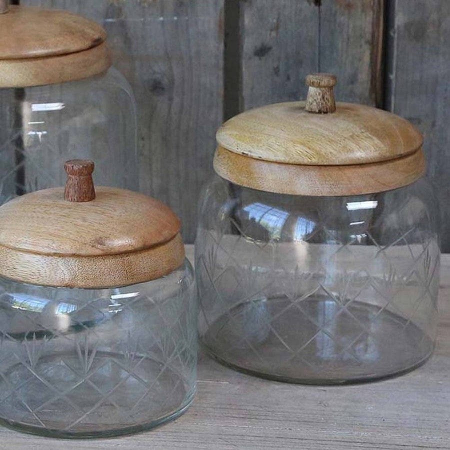 MANGO konyhai üveg tároló 17 cm