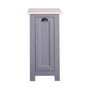 Country stílusú kihúzható konyhaszekrény. Szürke és natúr színű.