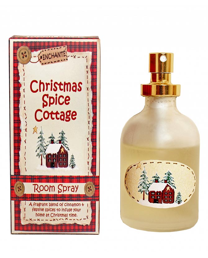 Christmas Spice Cottage  karácsonyi fűszerkeverék illatú légfrissítő lakásparfüm díszdobozban