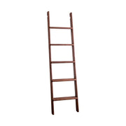 Ötfokos fenyőfalétra könyvszekrényhez, könyvespolchoz.