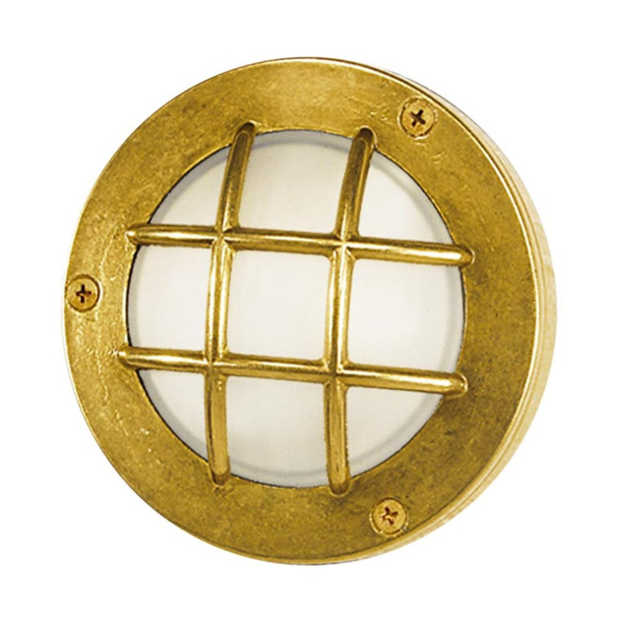 Vintage stílusú, natúr sárgaréz színű falilámpa.