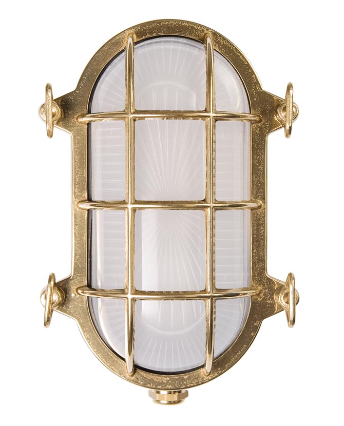 Vintage réz fali lámpa 22,5 cm E27 "Tortuga"