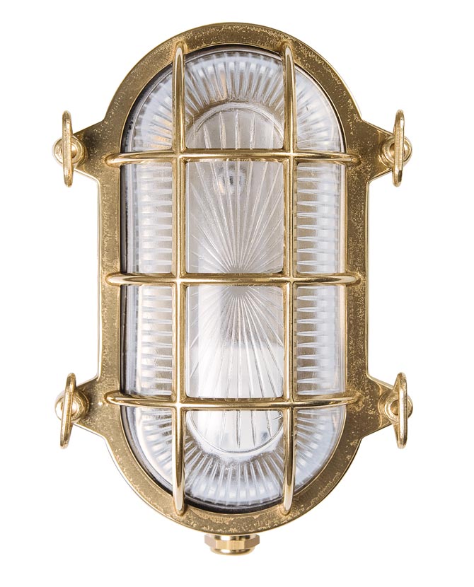 Vintage réz fali lámpa 22,5 cm E27 "Tortuga"