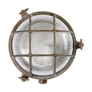 TORTUGA vintage réz fali lámpa Ø 17,5 cm E27