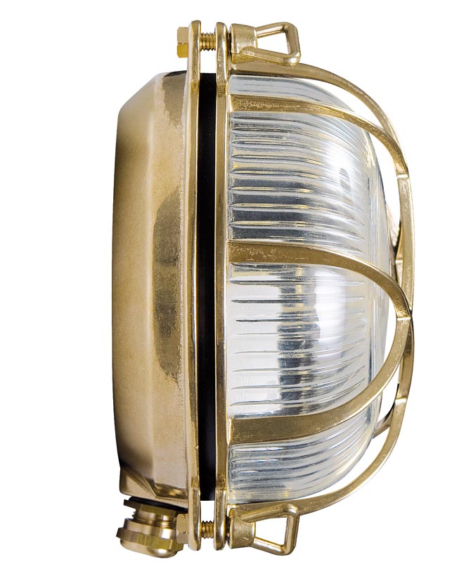 Vintage réz fali lámpa Ø 17,5 cm E27 "Tortuga"