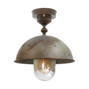 CIRCLE ipari stílusú réz mennyezeti lámpa 32,1 cm E27