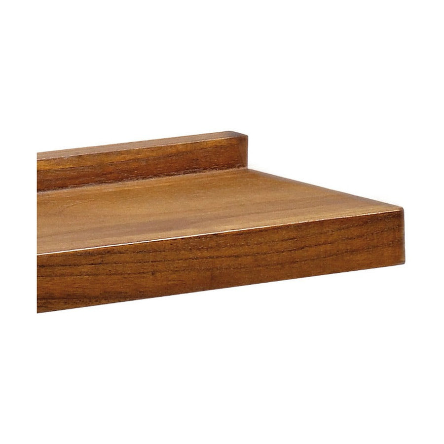 Loft stílusú, mindifából készült, natúr színű falipolc.