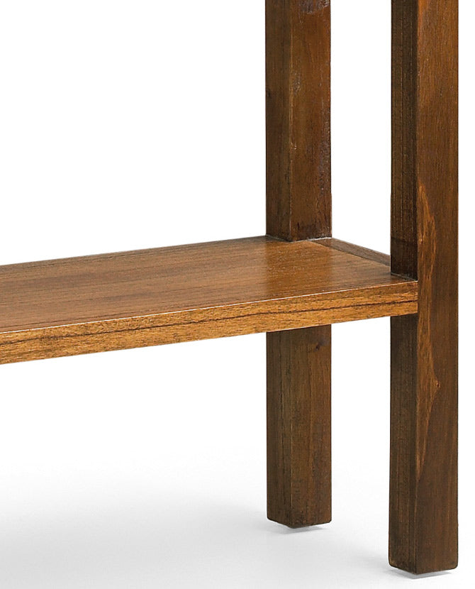 Loft stílusú, mindifából készült fiókos konzolasztal.
