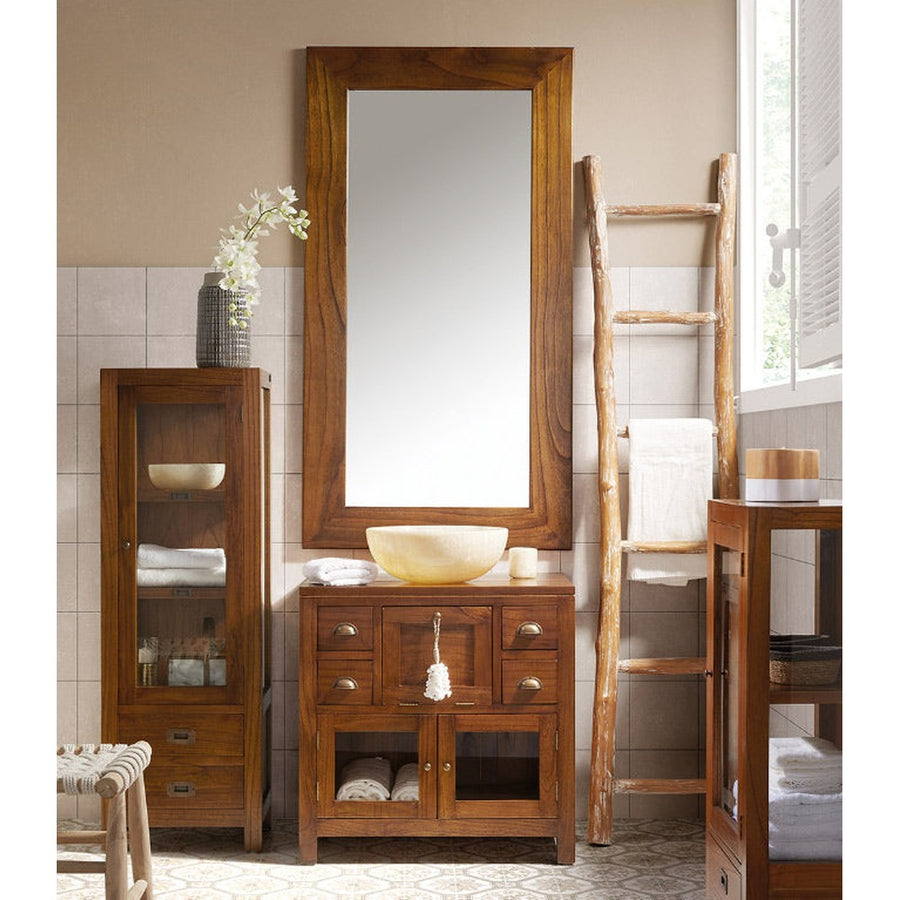 Loft stílusú, a Star kollekció bútoraival berendezett fürdőszoba.