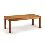 Loft stílusú, mindifából készült, natúr színű bővíthető étkezőasztal.