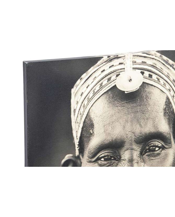 Vászonprint - Temps kenyai nő potréja 70 cm "Ethnic"