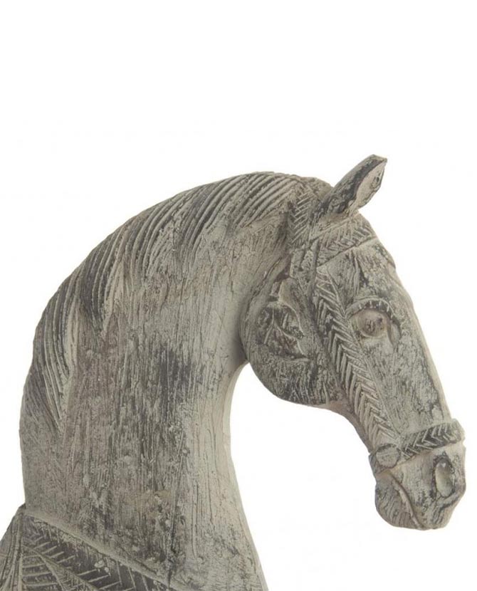 Antik hatású ló szobor 38 cm