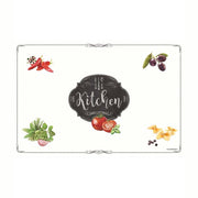 Műanyag tányéralátét Kitchen felirattal