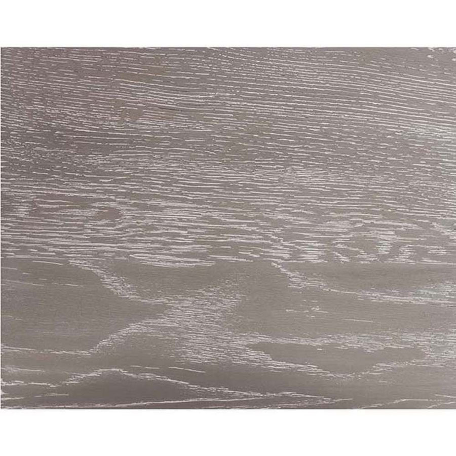 Fenyőfa étkezőasztal tölgyfa asztallappal, dekoratívan faragott lábakkal.