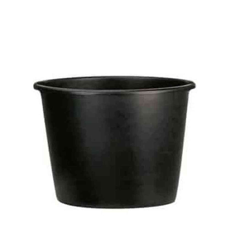 12 literes, fekete, műanyag ültetőkaspó. Az Anduze kaspók kiegészítő terméke.