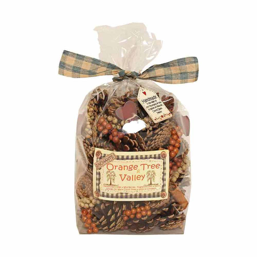 "Orange Tree Valley" narancs illatú, prémium minőségű, lakásillatosító nagy potpourri.