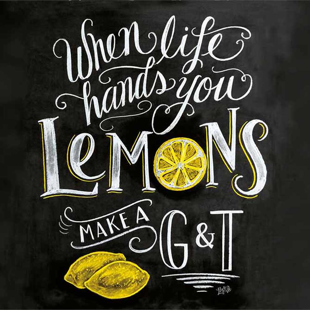 BLACKBOARD LEMONS 20 db-os papírszalvéta