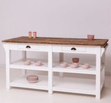 Fenyőfa konyhasziget 180 cm "Maison"